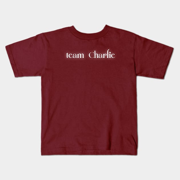 Team Charlie tee Kids T-Shirt by the sunflower place